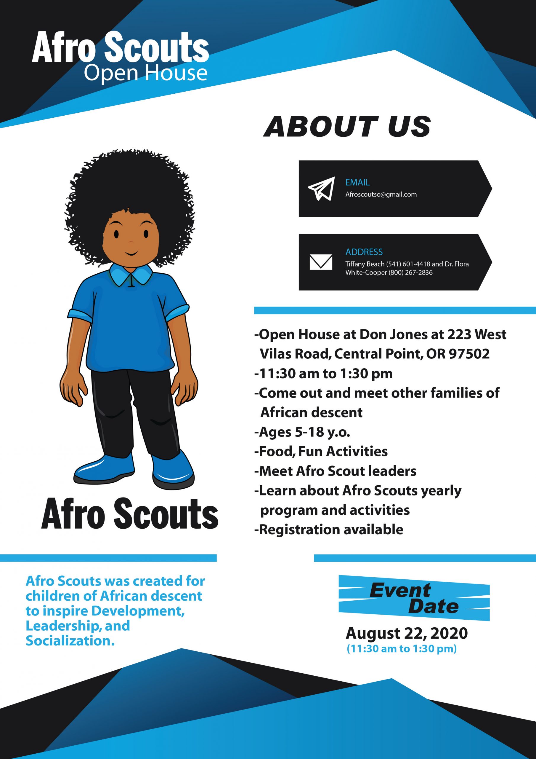 Afro-Scouts flyer